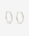 Lillian Tiny Pavé - Creolen - Silber Lillian Tiny Pavé - Creolen - Silber