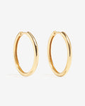 Lillian Medium - Hoop Earrings - 18ct Gold–Plated Lillian Medium - Hoop Earrings - 18ct Gold–Plated