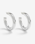 Ophelia Medium – Hoop Earrings – Silver Ophelia Medium – Hoop Earrings – Silver