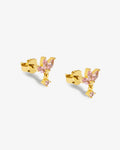Kylee Lotus Studs Pink – Ohrstecker – 18kt vergoldet Kylee Lotus Studs Pink – Ohrstecker – 18kt vergoldet