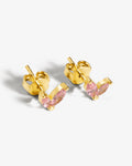 Kylee Petals Studs Pink – Ohrstecker – 18kt vergoldet Kylee Petals Studs Pink – Ohrstecker – 18kt vergoldet