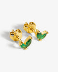 Kylee Petals Studs Green – Ohrstecker – 18kt vergoldet Kylee Petals Studs Green – Ohrstecker – 18kt vergoldet