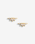 Crystal Flower Petals  – Ohrstecker – 18kt vergoldet Crystal Flower Petals  – Ohrstecker – 18kt vergoldet