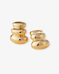 Non-Stop - Stud Earrings - 18ct Gold-Plated Non-Stop - Stud Earrings - 18ct Gold-Plated