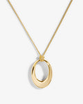 Oval Pebbles Necklace – Necklaces – 18ct Gold-Plated Oval Pebbles Necklace – Necklaces – 18ct Gold-Plated