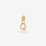Q – Letter Charms – 18ct Gold-plated Q – Letter Charms – 18ct Gold-plated