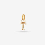 T – Letter Charms – 18ct Gold-plated T – Letter Charms – 18ct Gold-plated