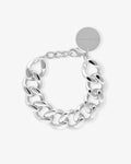 Flat Chain Bracelet silver – Armbänder – versilbert Flat Chain Bracelet silver – Armbänder – versilbert