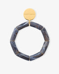 Flex Bracelet blue jeans marble - Bracelets - Gold-Plated Flex Bracelet blue jeans marble - Bracelets - Gold-Plated