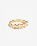 Baguette – Ringe – 18kt vergoldet Baguette – Ringe – 18kt vergoldet