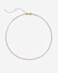 Tennis Choker – Halsketten – 18kt vergoldet Tennis Choker – Halsketten – 18kt vergoldet