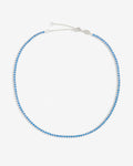 Tennis Choker Pastel Blue Skies – Halsketten – Silber Tennis Choker Pastel Blue Skies – Halsketten – Silber