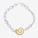 Venus Crystal Rock Necklace - Halsketten - 18kt vergoldet