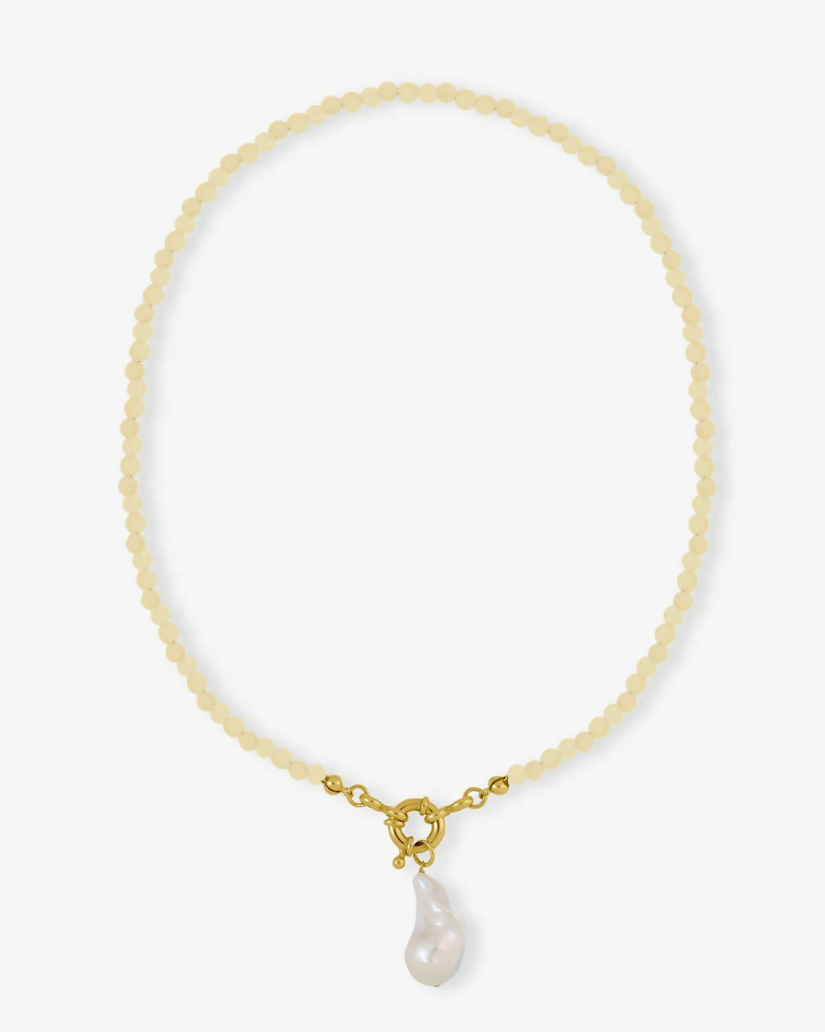 Tiny Aragonite Chain Gold 03