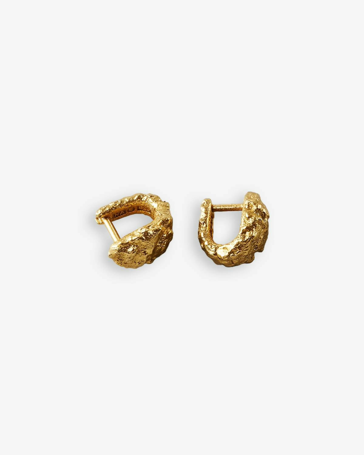Mini Clay Gold Earrings- Shadow_01