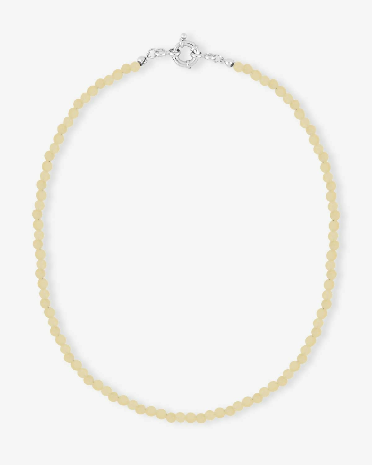 Tiny Aragonite Chain Silver