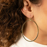 Classic Oval - Creolen - 18k vergoldet