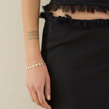 Reflection Oval Bracelet - Bracelet - 18ct gold plated