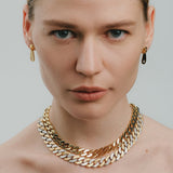 Essential Zip Earrings Gold - Ohrstecker - 18k vergoldet