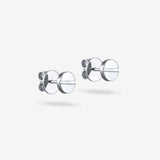Mini Signet Earrings - Ohrstecker - Silber