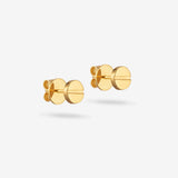 Mini Signet Earrings - Ohrstecker - 18k vergoldet