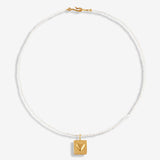 The Dove Pearl - Choker - 24k vergoldet