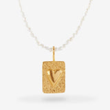 The Dove Pearl - Choker - 24k vergoldet