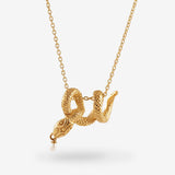 Serpentine With Pearl - Halsketten - 24k vergoldet
