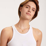 Pansy Three Row Pearl - Anhänger - 24k vergoldet