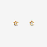 Diamond Star - Ohrstecker - 585 Gold
