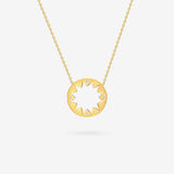 Diamond Sun - Halskette - 585 Gold