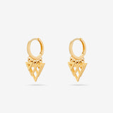 Triangle Charm - Creolen - 585 Gold