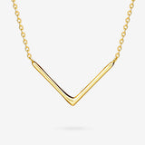 V - Halskette - 585 Gold