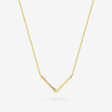 V - Halskette - 585 Gold