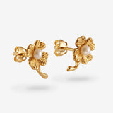 Klover Pearl - Ohrstecker - 24k vergoldet
