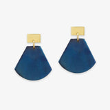 Caos Blue - Ohrhänger - 18k vergoldet