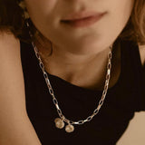 Poppy Silver Necklace