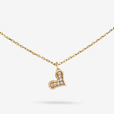 Diamond Heart Necklace - Halsketten - 585 Gold