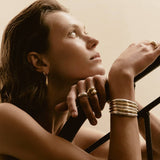 Vand Gold Earrings