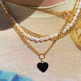 I Love Le Figaro Necklace - Halskette - 18k vergoldet