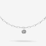 Poppy Silver Necklace
