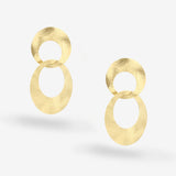 Double Charm Satin - Ohrhänger - 18k vergoldet