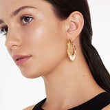 Round Vibe - Creolen - 18k vergoldet