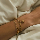 Mallo Rose Chain Bracelet - Armbänder - 24kt vergoldet