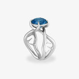 Blue Thorn Ring - Ring - Rhodiniert