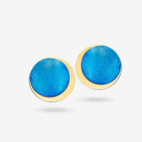 Eclipse Blue - Ohrhänger - 18k vergoldet