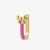 Naked Bow Fairy Earring - Ohrhänger - 18k vergoldet