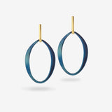 Halia Blue - Ohrhänger - 18k vergoldet
