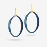Halia Blue - Ohrhänger - 18k vergoldet