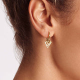 Triangle Charm - Creolen - 585 Gold